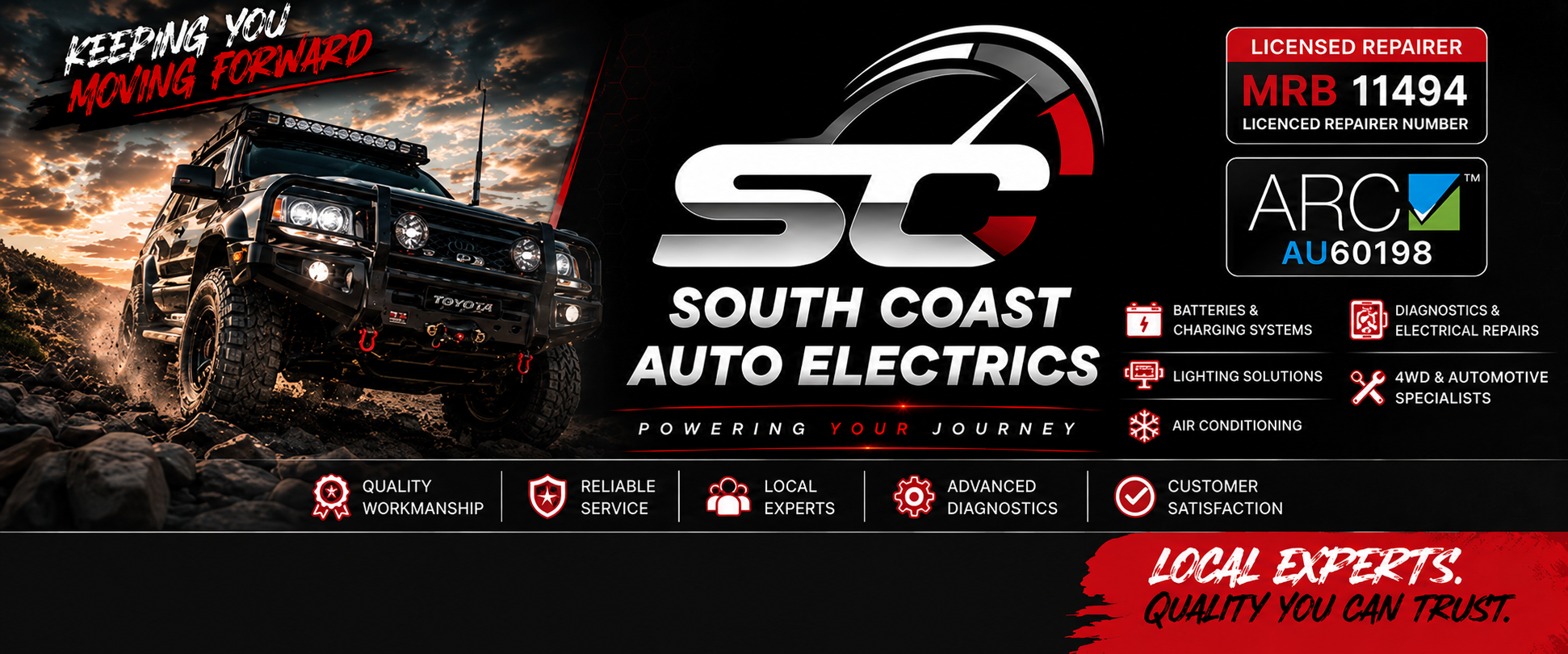 South Coast Auto Electrics — Keeping You Moving Forward